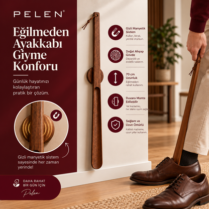 Pelen Manyetik Ayakkabı Çekeceği